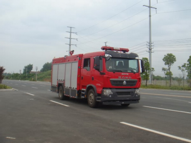 江特牌JDF5163GXFSG50型水罐消防車